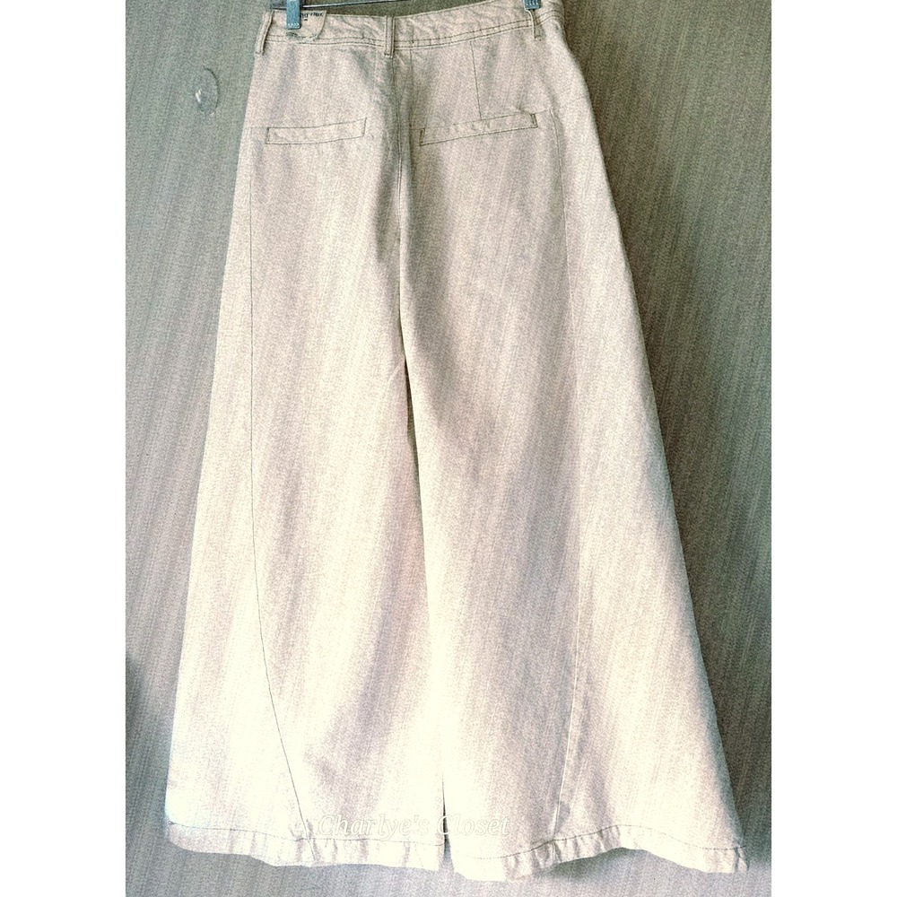 We The Free Cream Wide Leg Jeans - Picture 9 of 9